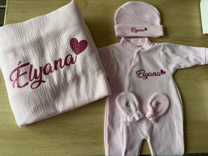 Pyjama 5 pièces velours